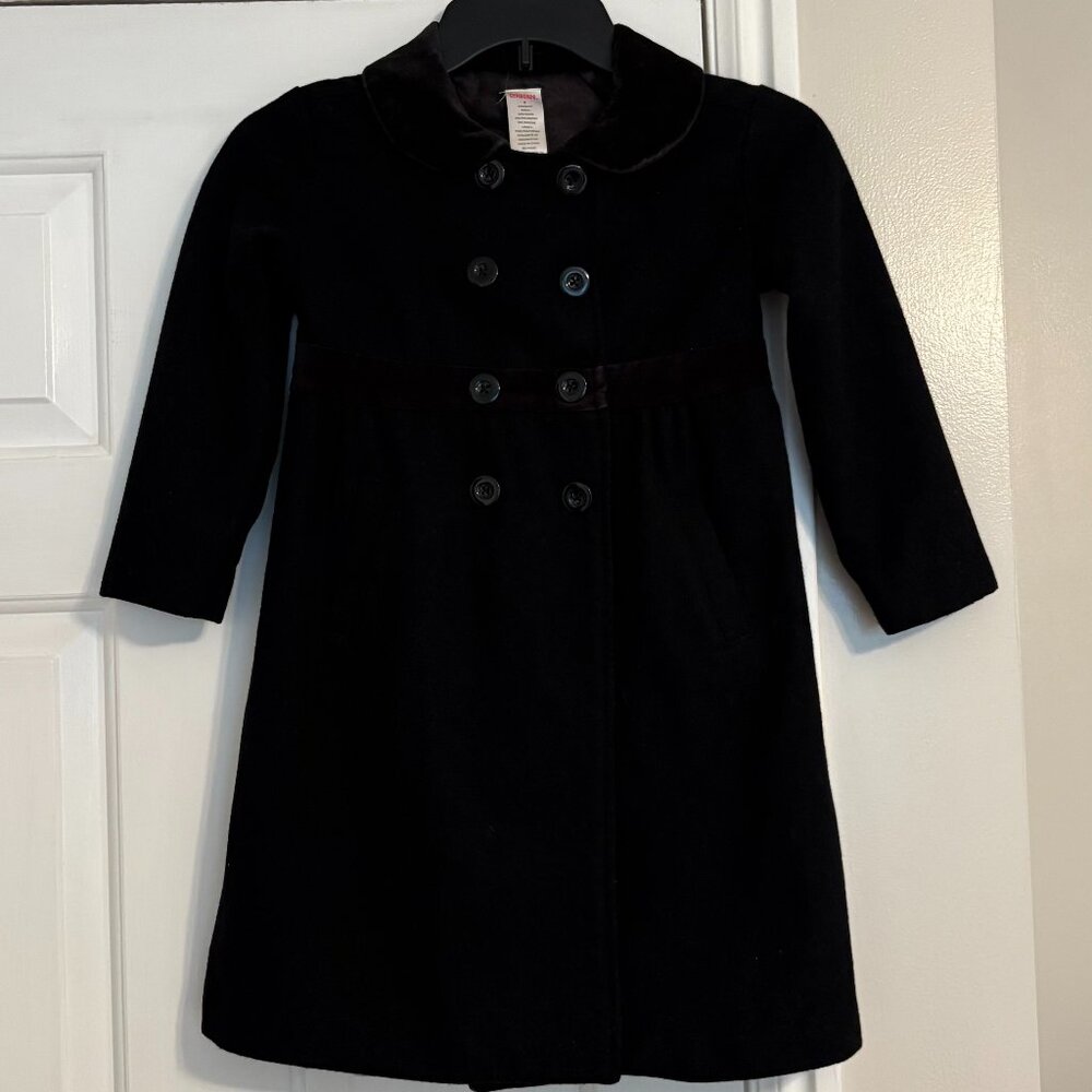 Vintage Gymboree Girl's Navy Coat Size 6